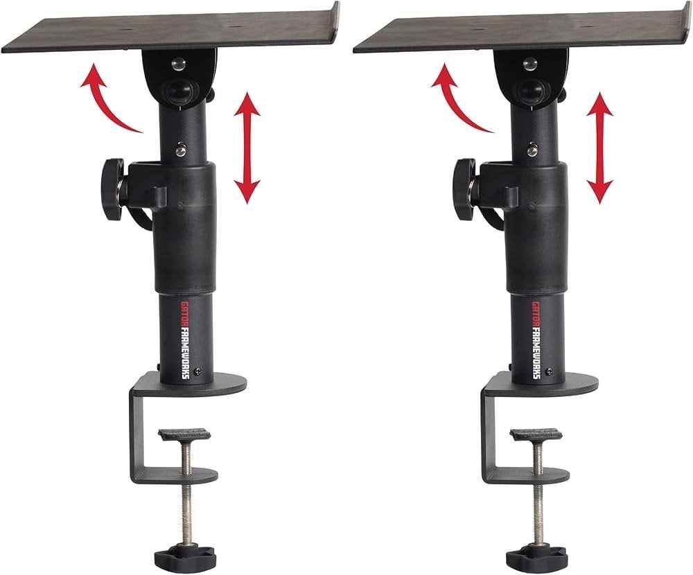 Gator Frameworks Clamp-On Monitor Stands (set van 2), Ophalen of Verzenden, Gebruikt