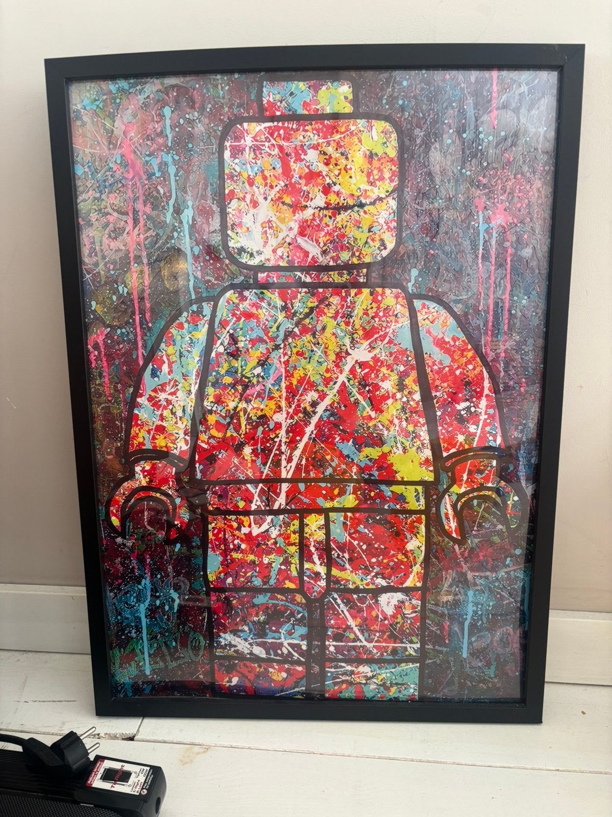 Grote lego poster, Ophalen