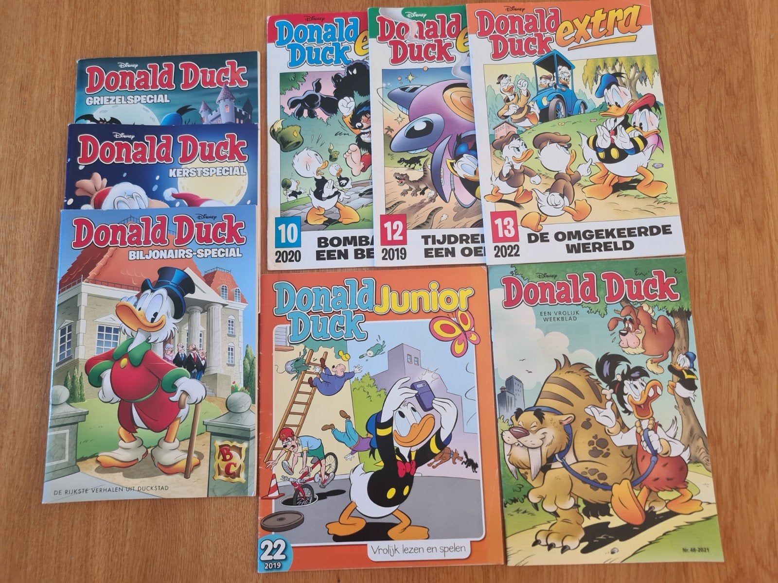 8x Donald duck tijdschriften, Boeken, Meerdere comics, Ophalen of Verzenden, Gelezen, Europa