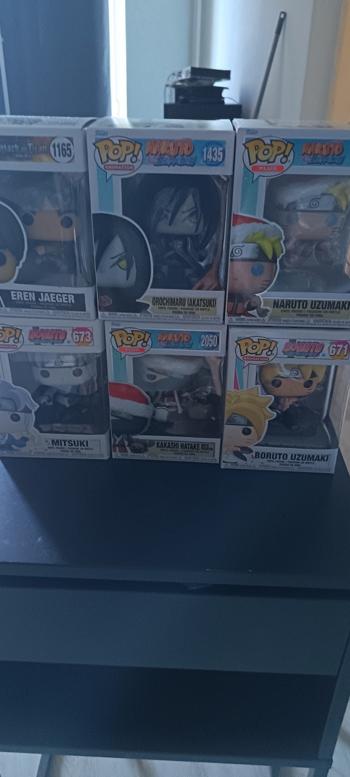 Funko Pop! Naruto, Boruto, Attack on Titan Figuren, Ophalen, Zo goed als nieuw