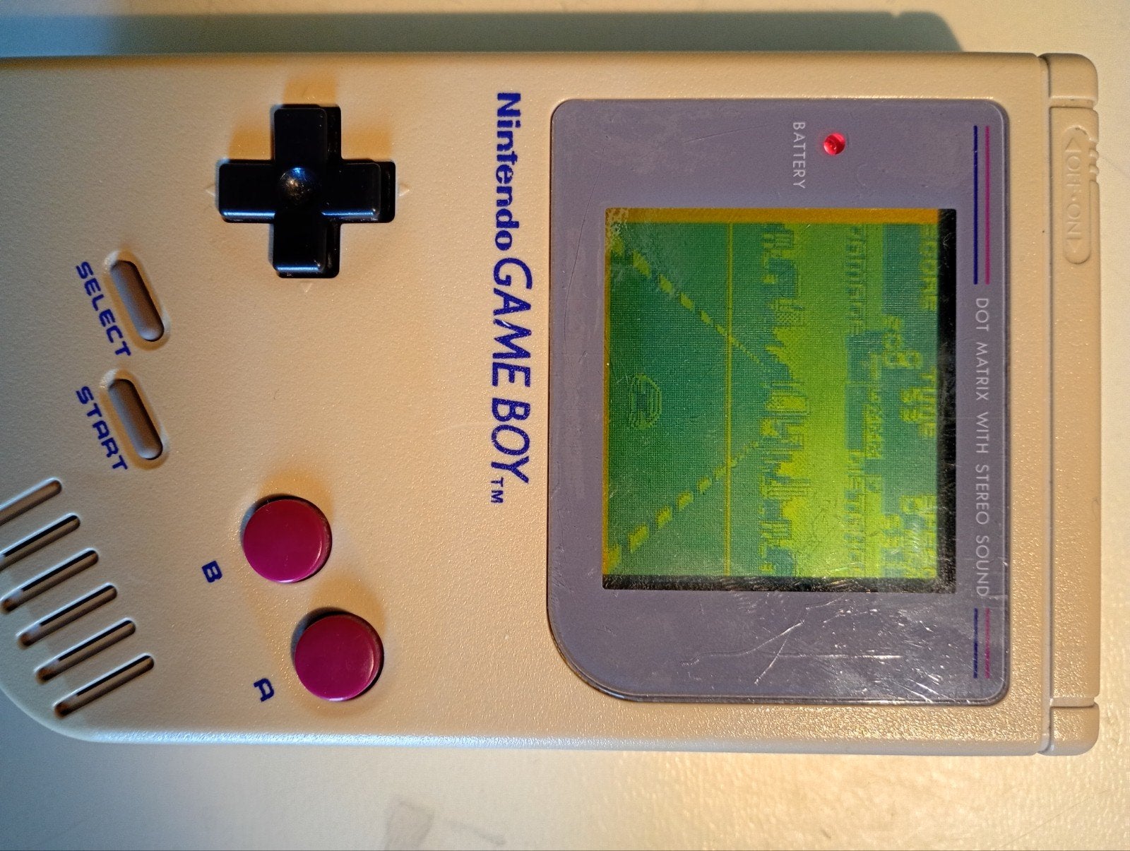 Gameboy met spel Chase H.Q, Spelcomputers en Games, Ophalen of Verzenden, Gebruikt, Game Boy Classic, Met games