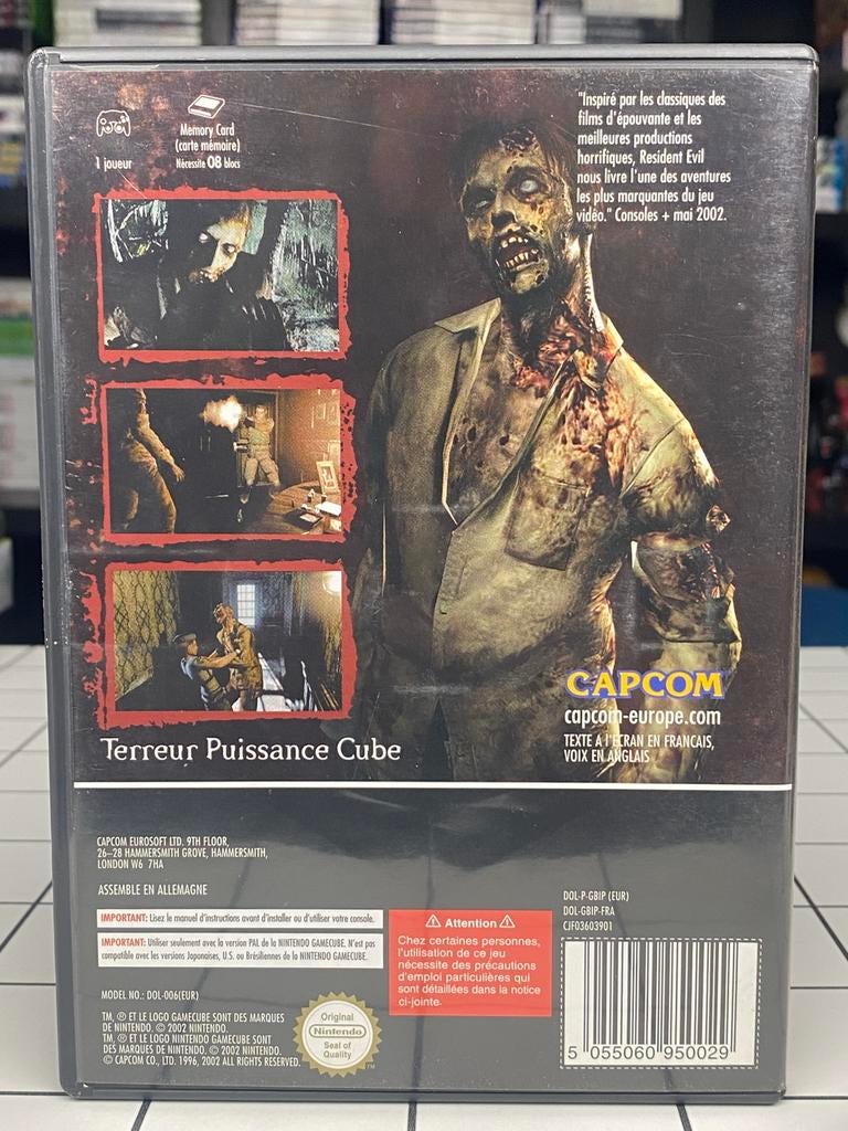 Resident Evil - Nintendo GameCube Game - Capcom, Spelcomputers en Games, Avontuur en Actie, Vanaf 18 jaar, 1 speler, Info@capcom.com