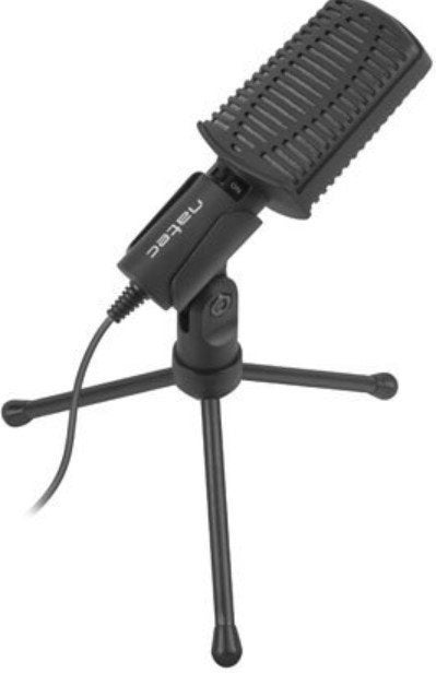 Natec ASP NMI-1236 Microfoon 3,5 mm – NIEUW in doos, Ophalen of Verzenden, Nieuw, Studiomicrofoon