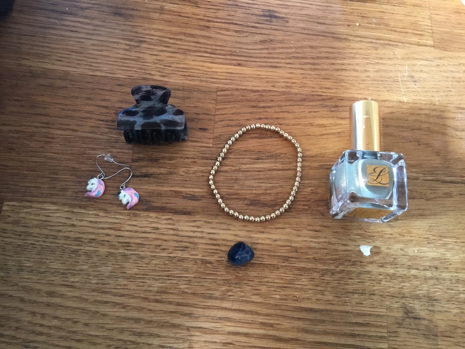 Diverse Accessoires Set: Nagellak, Armband, Oorbellen, Haarc, Ophalen of Verzenden, Gebruikt, Overige kleuren, Overige materialen