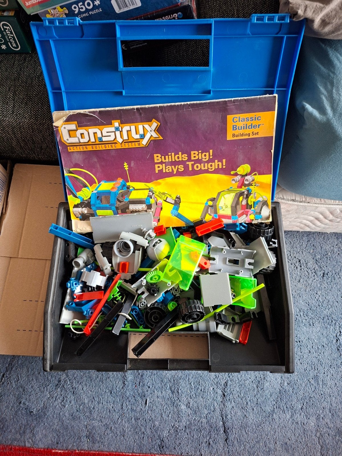 Construx speelgoed set in handige opbergkoffer, Ophalen, Gebruikt
