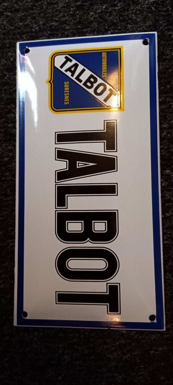 echt emaille reclame bordje zie foto, Ophalen of Verzenden