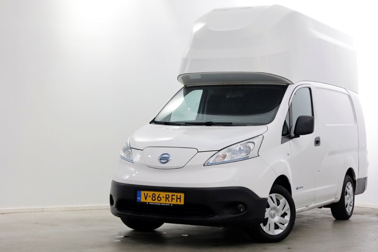 Nissan E-NV200 L2H2 XL Voltia 40 kWh 100% Elektrisch Snellad, Auto's, Dealer onderhouden, Gebruikt, Wit, 2 stoelen