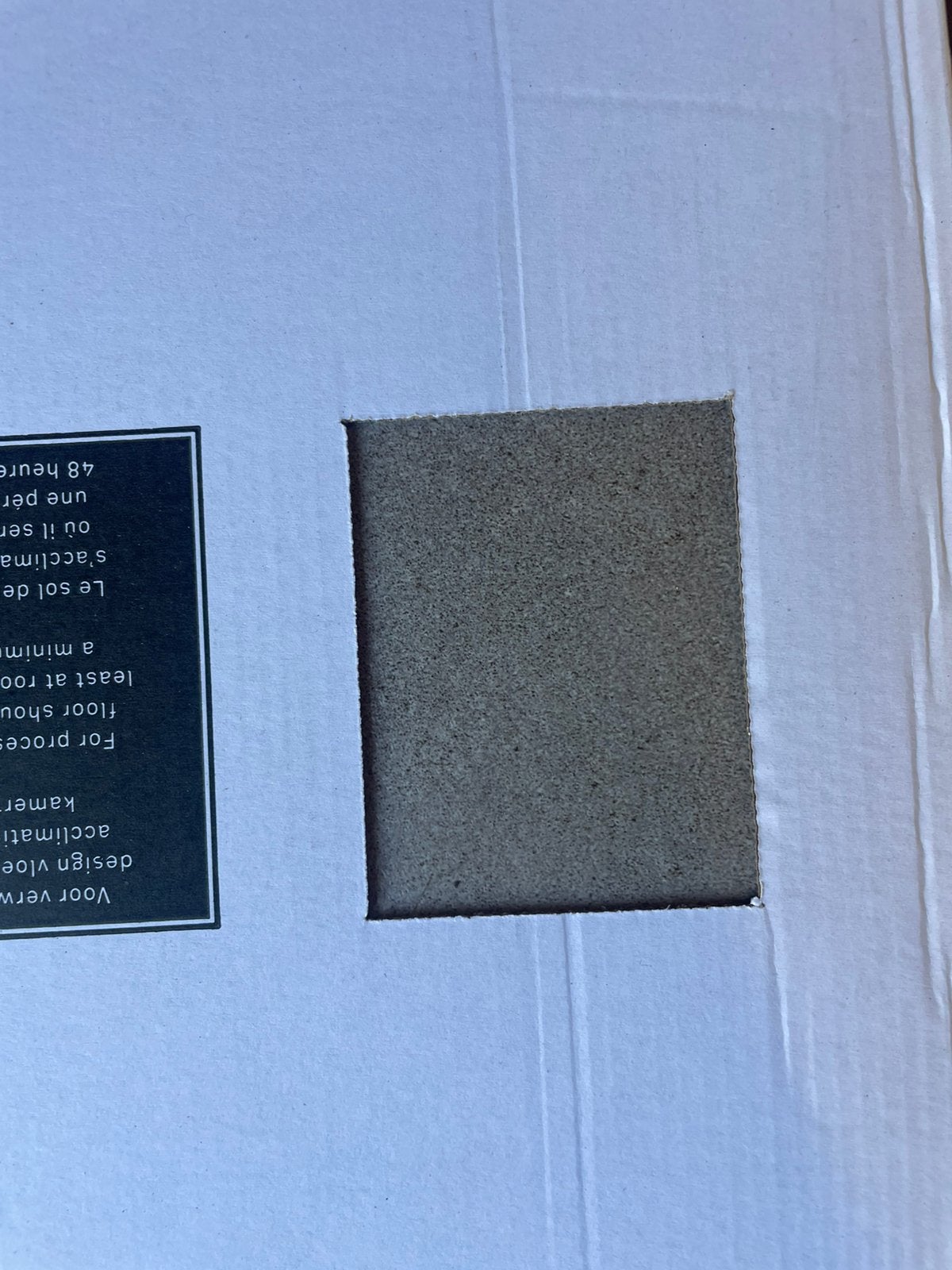 Pvc vloer tegels dryback vtwonen kleur taupe / grijs, Ophalen, 50 tot 150 cm, Nieuw, 10 m² of meer
