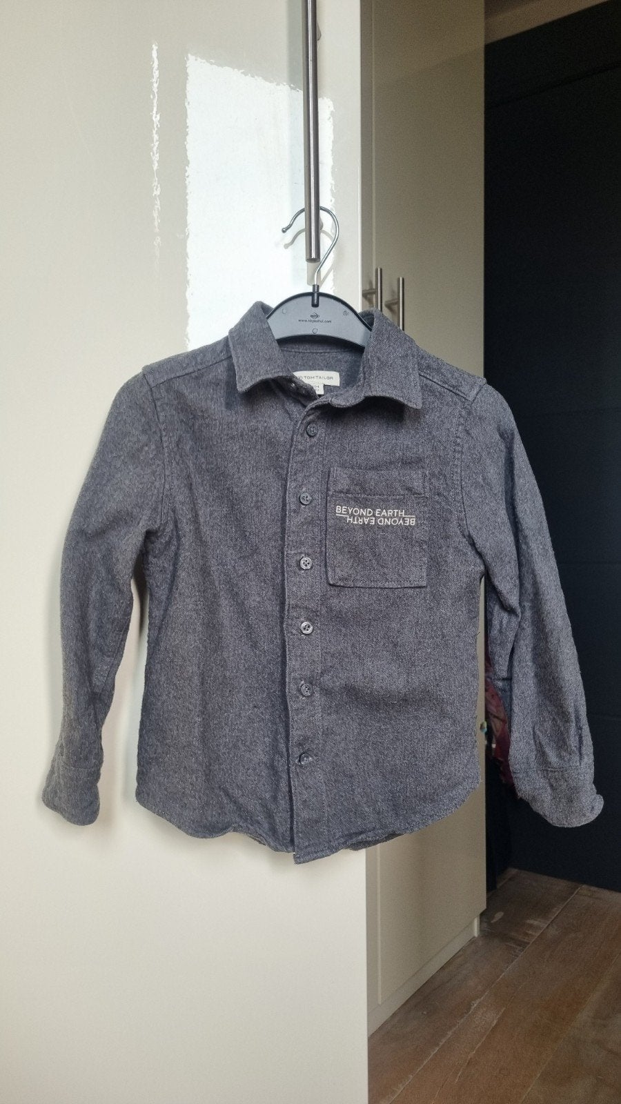 Tom Tailor overhemd maat 104/110, Tom Tailor, Gebruikt, Overhemd of Blouse, Ophalen of Verzenden