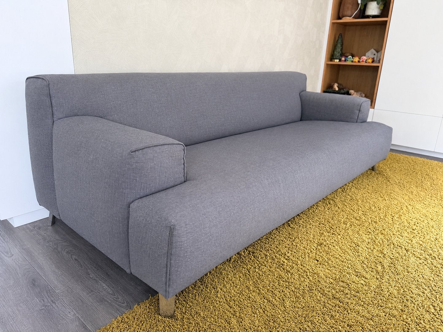 Leolux Oscar 3-zits bank incl. Hocker., Ophalen, Gebruikt, Tweepersoons, Overige maten