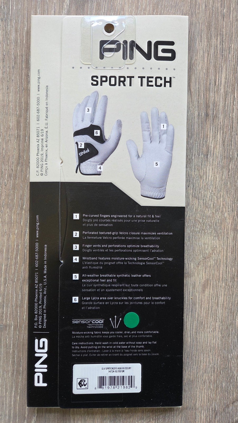 Ping Golfhandschoen (L), Sport en Fitness, Ophalen of Verzenden, Nieuw, Kleding, Ping