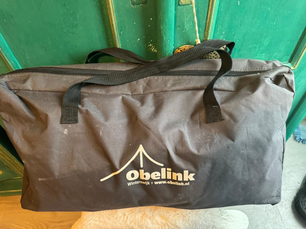 Luxe Obelink campingkast / opvouwbare kast met legplanken, Ophalen of Verzenden, Zo goed als nieuw, Tot en met 4
