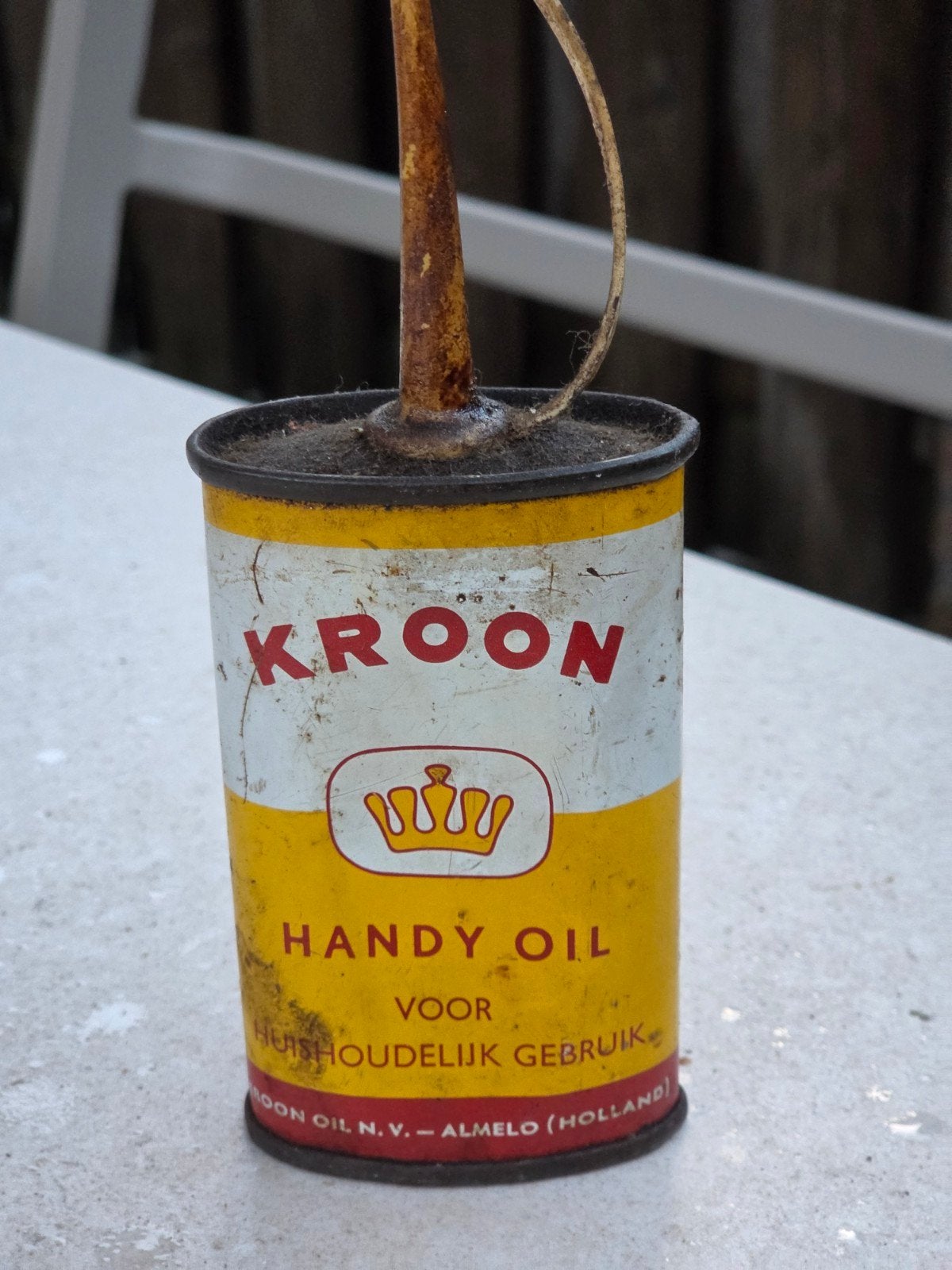 Kroon Handy Oil Olie blik Almelo, Ophalen of Verzenden, Overige
