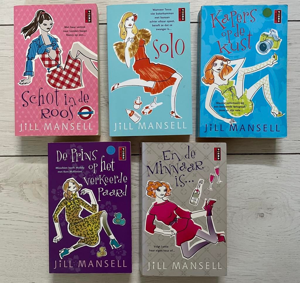 5x Jill Mansell, Ophalen of Verzenden, Zo goed als nieuw