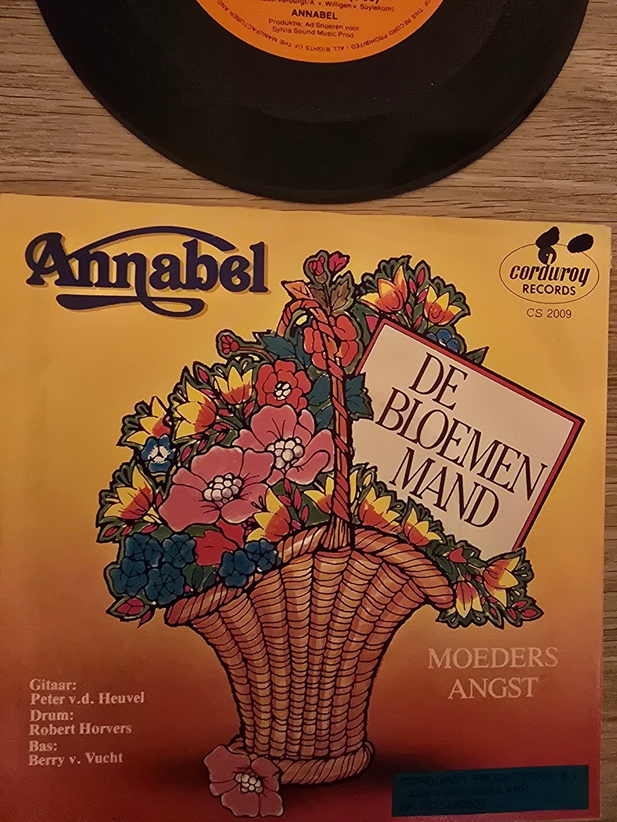Annabel/ Bloemenmand, Ophalen of Verzenden, Gebruikt, 7 inch, Levenslied of Smartlap