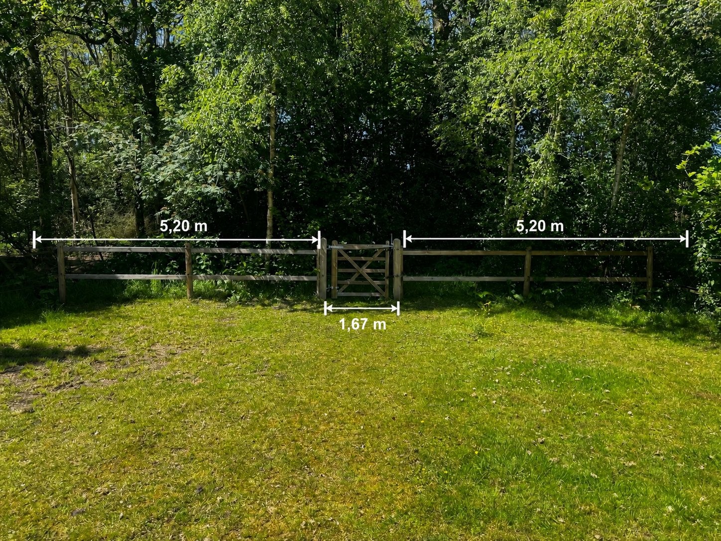 Paarden omheining / hek werk, Weidegang