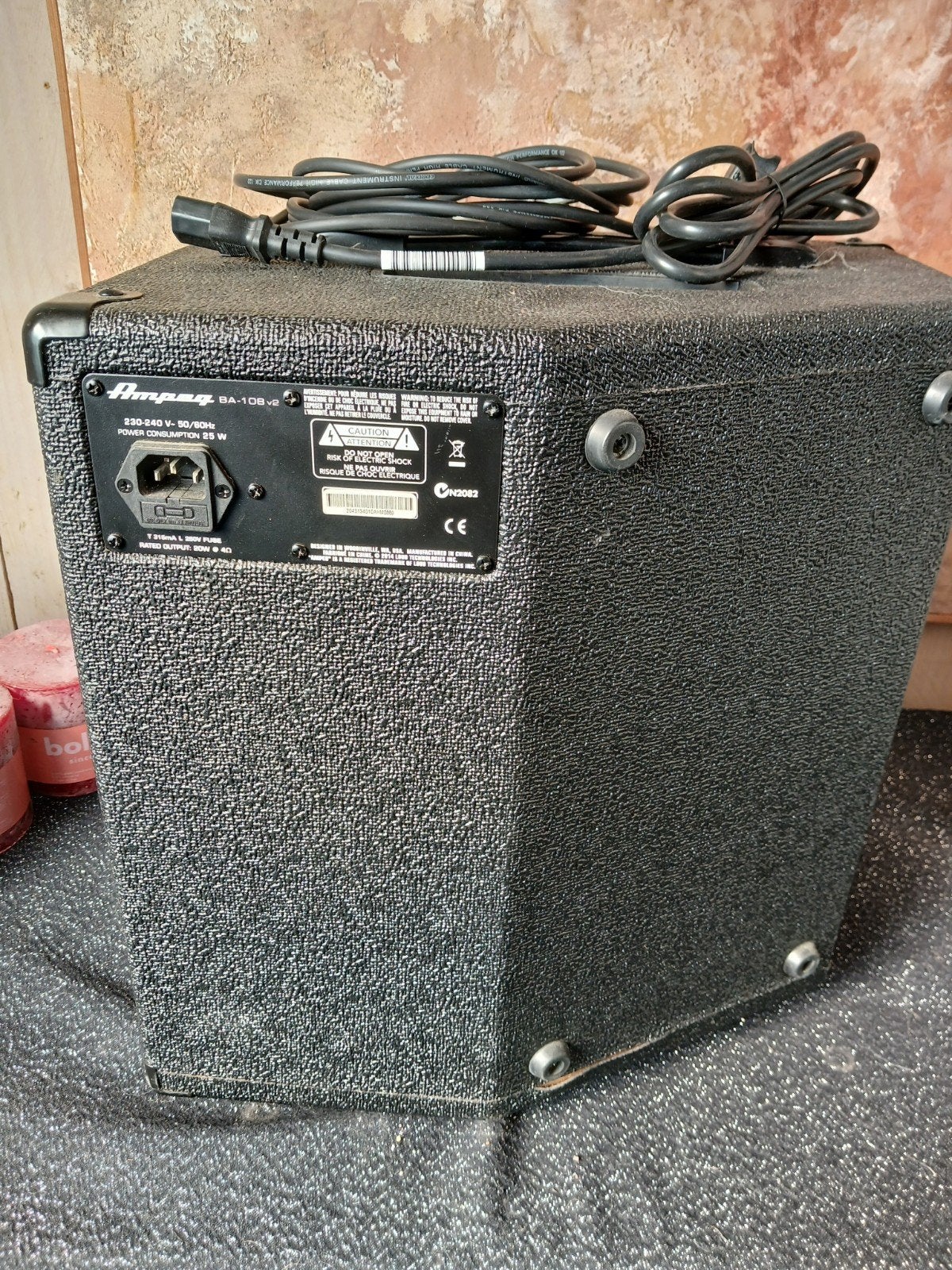 Ampeg BA-108v2 Basgitaarversterker - Gebruikt, Ophalen of Verzenden, Gebruikt, Basgitaar, Minder dan 50 watt