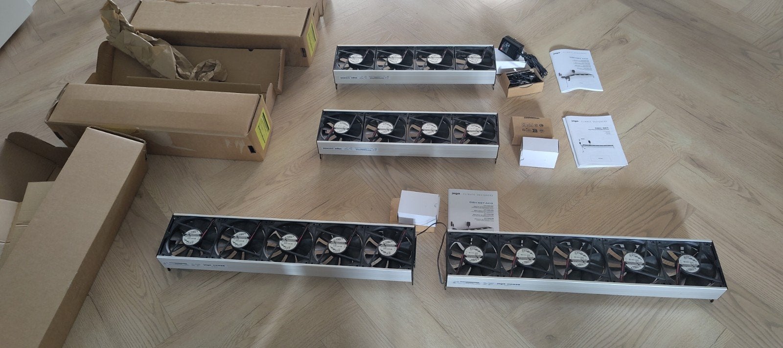Jaga DBH upgrade set voor convectoren (2x 15F04, 1x 16F05), Ophalen of Verzenden, Gebruikt, Hoog rendement (Hr), Minder dan 30 cm