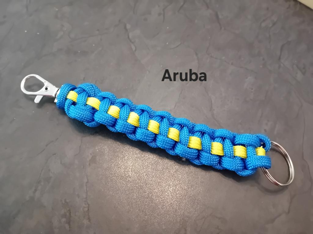 Aruba Sleutelhanger Nieuw. Paracord., Verzamelen, Ophalen of Verzenden, Nieuw