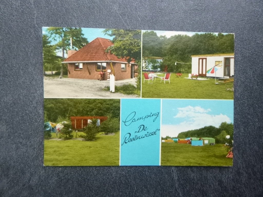 Hoogersmilde, camping de Reeenwissel 1974, Verzenden, 1960 tot 1980, Gelopen, Noord-Brabant