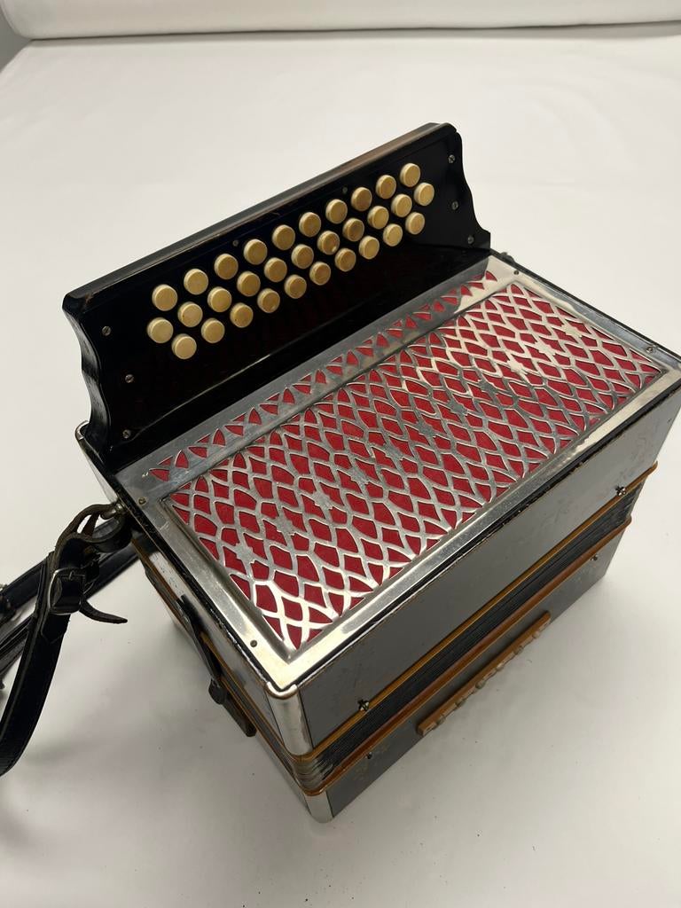 Fraaie trekzak Hohner GC muzette gestemd, Muziek en Instrumenten, Accordeons, Nieuw, Overige formaten, Overige merken, Ophalen of Verzenden