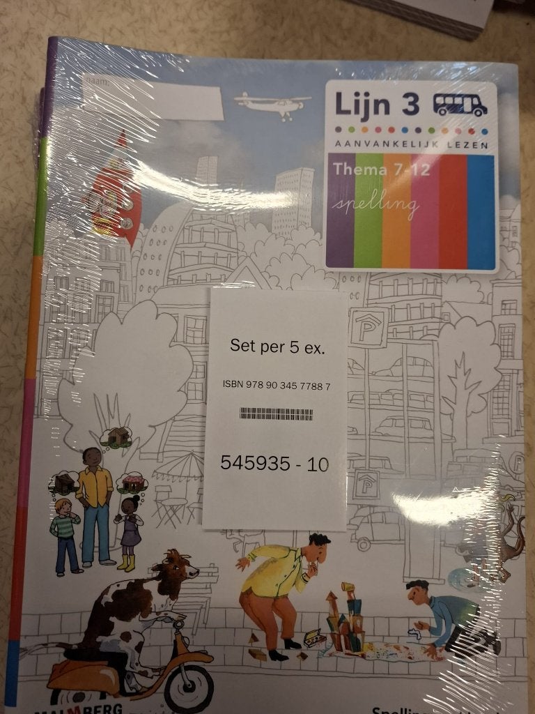 Grote partij schoolboeken: Kanjer, Lijn 3, Getal & Ruimte, Ophalen, Zo goed als nieuw, Overige niveaus, Overige vakken