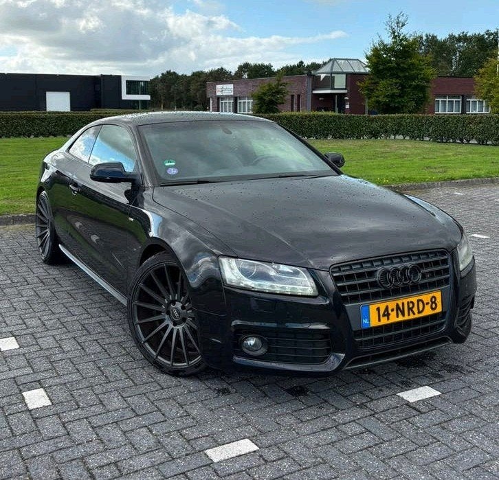 Audi A5 Coupé 2.0 TFSI Automaat | S-Line | 180 PK | Zwart, Auto's, Zwart, 4 cilinders, 1984 cc, Zwart