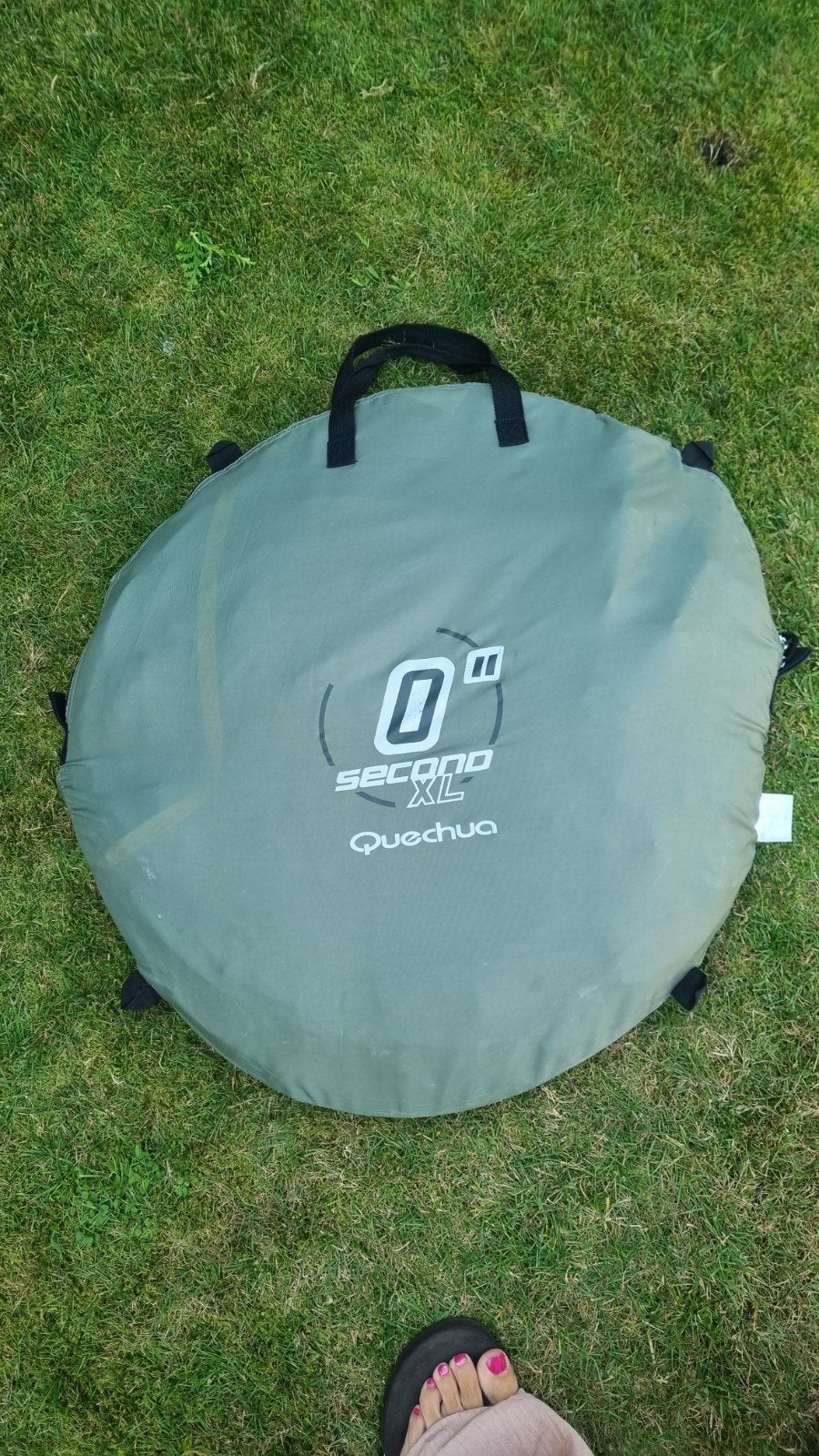 popup xl strandtent, Ophalen