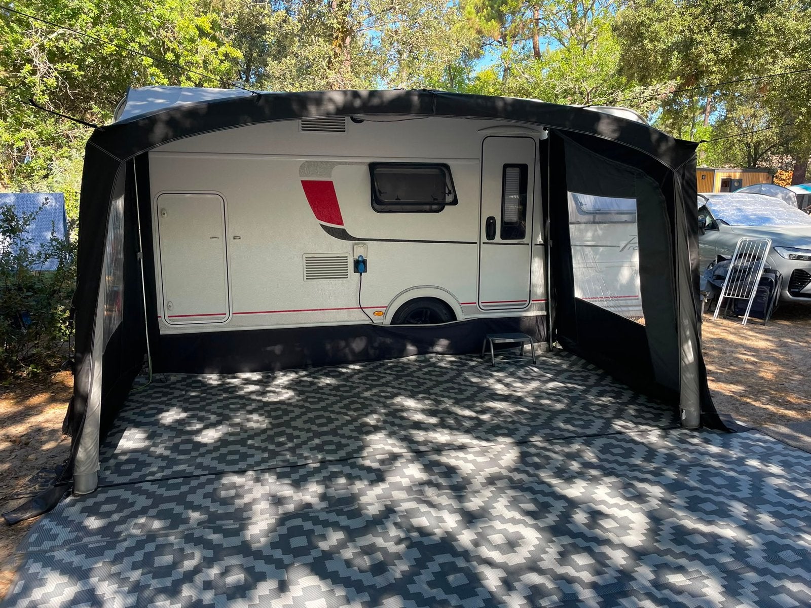 Walker Active 400 opblaasbare voortent - Zo goed als nieuw, Ophalen of Verzenden, Zo goed als nieuw, Polyester, Walker Campingstyle