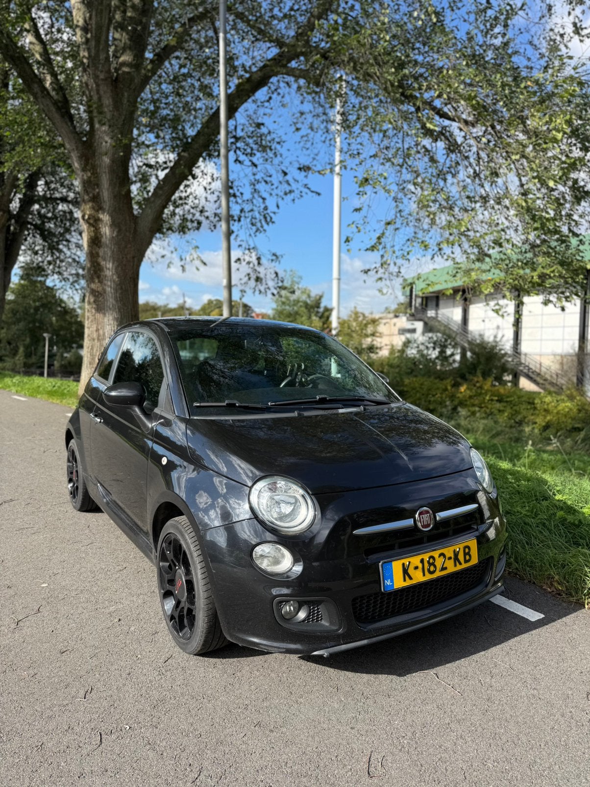 Fiat 500 Sport 1.2 500S parkeersensor airco navigatie zwart, Voorwielaandrijving, 4 cilinders, 840 kg, 400 kg