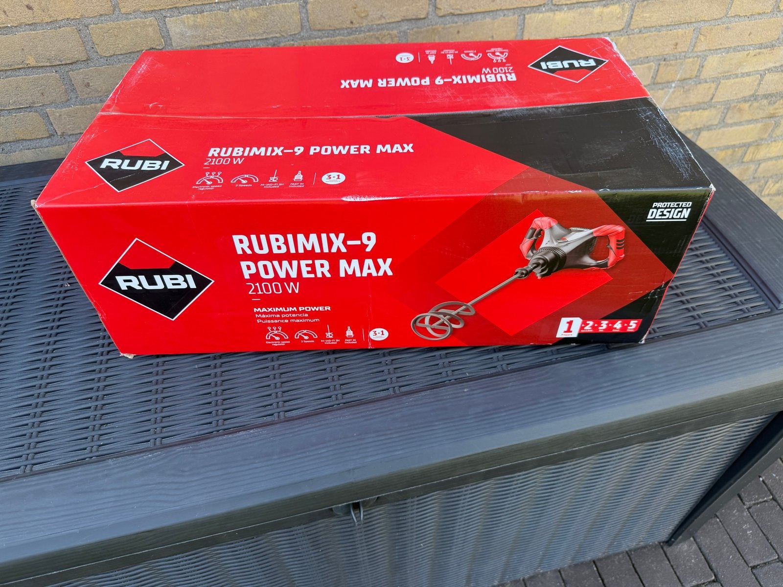 Rubimix-9 Power Max 2100W Mengmachine, Ophalen of Verzenden, Nieuw, Overige typen, Rubi
