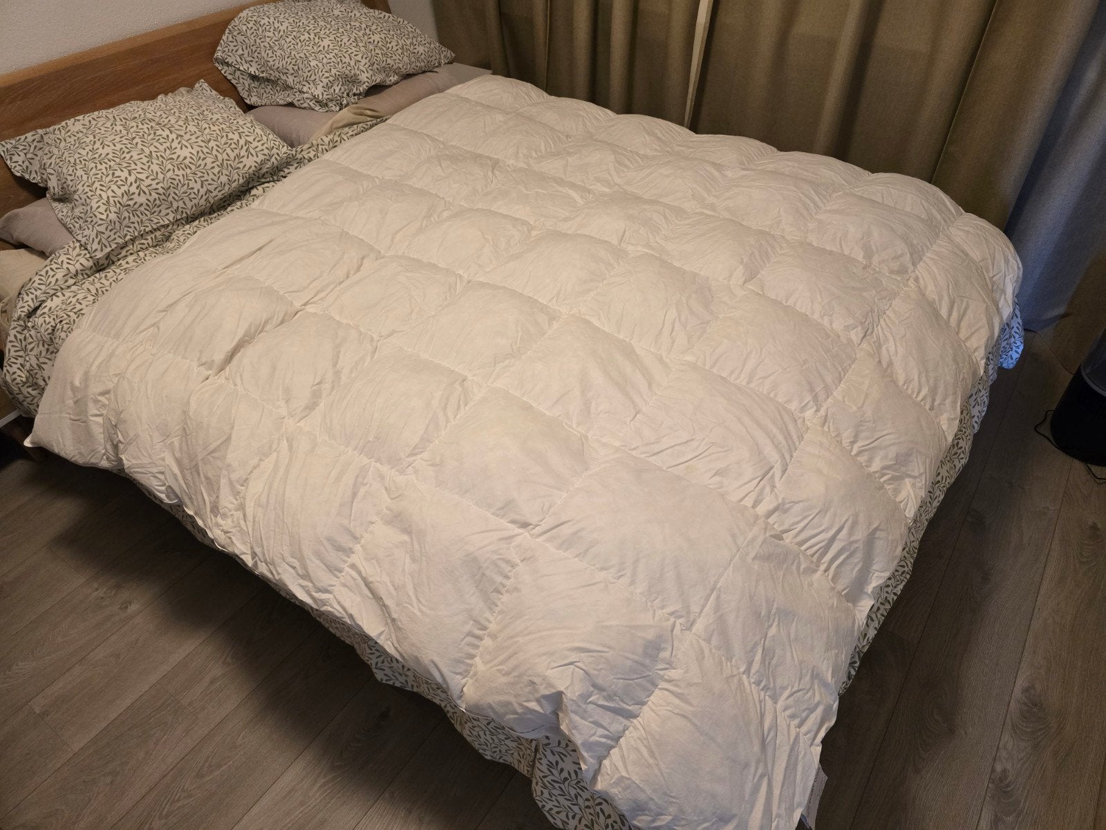 Ducky Dons Capella Luxe Dekbed 200x200, Ophalen, Anti-allergisch, Gebruikt, Wit