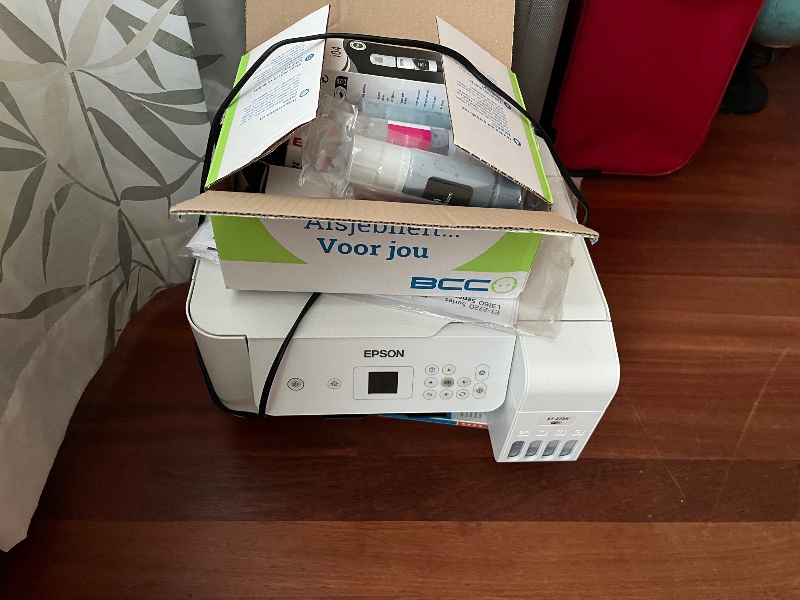 Epson ET-2726 All-in-One Printer inclusief inkt-cartridges, Computers en Software, Printers, Gebruikt, All-in-one, Inkjetprinter