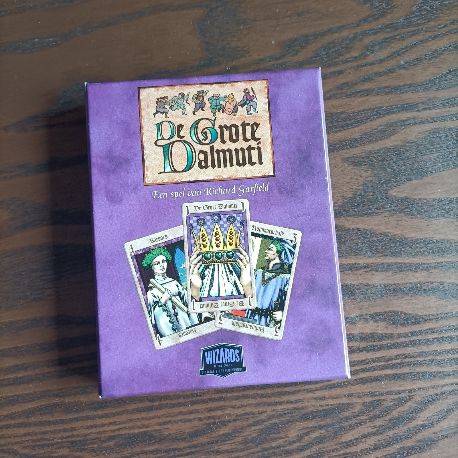 De Grote Dalmuti - Kaartspel van Richard Garfield, Hobby en Vrije tijd, Drie of vier spelers, Ophalen of Verzenden, Zo goed als nieuw