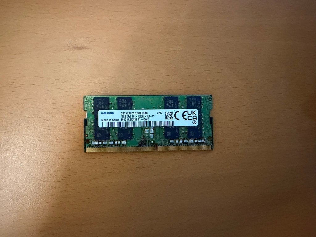 Samsung 16GB SODIMM DDR4 3200 module, Computers en Software, RAM geheugen, DDR4, Ophalen of Verzenden, Zo goed als nieuw, Laptop