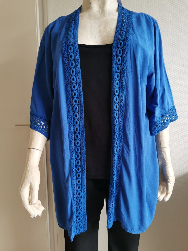 181 .. nieuw koningsblauwe hes maat 46 - 48, Ophalen of Verzenden, Nieuw, Blauw, Trui of Vest