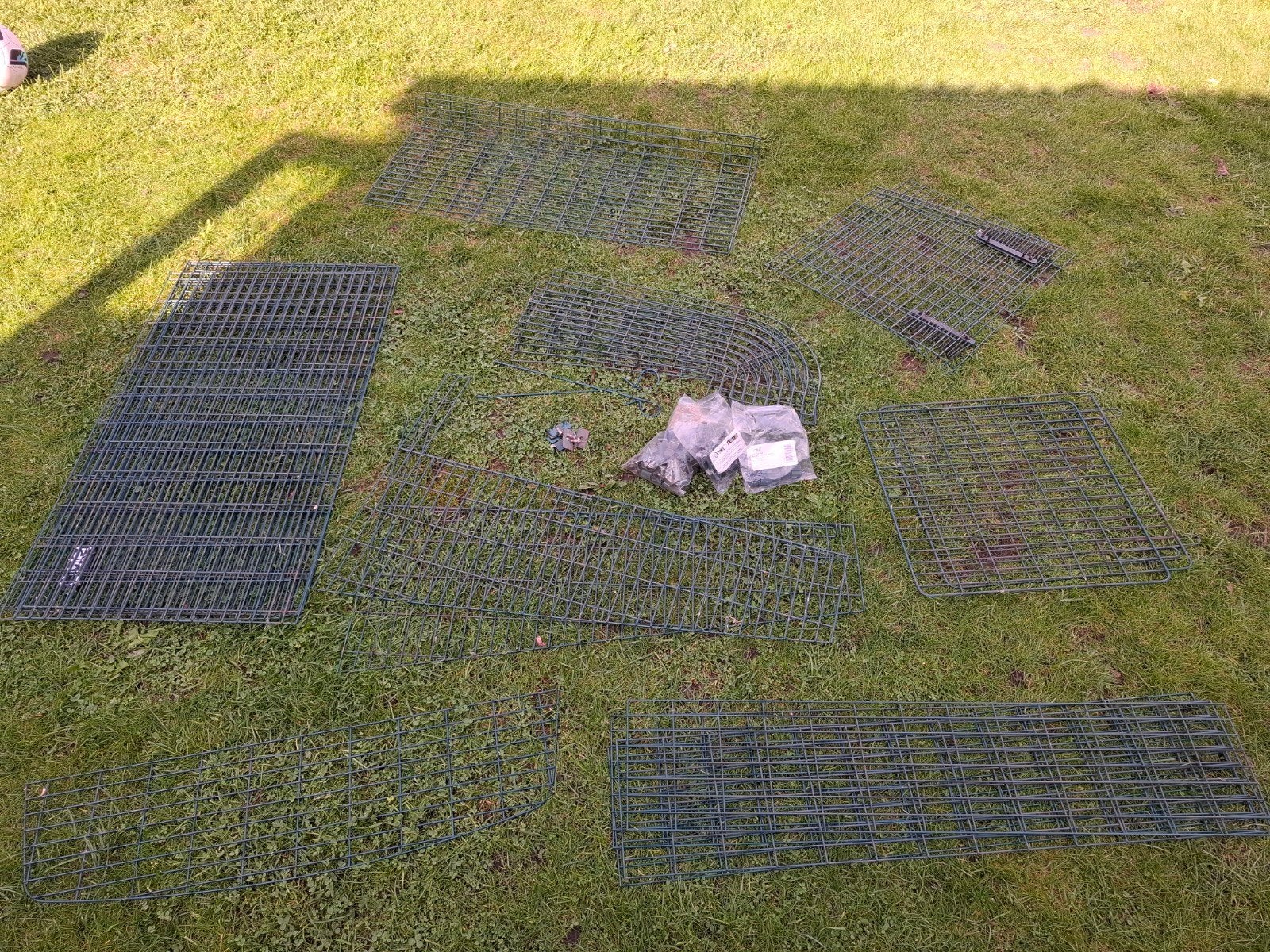 Omlet ren 3m (cube) inclusief afdekzeilen, Ophalen, Kippenhok of Kippenren