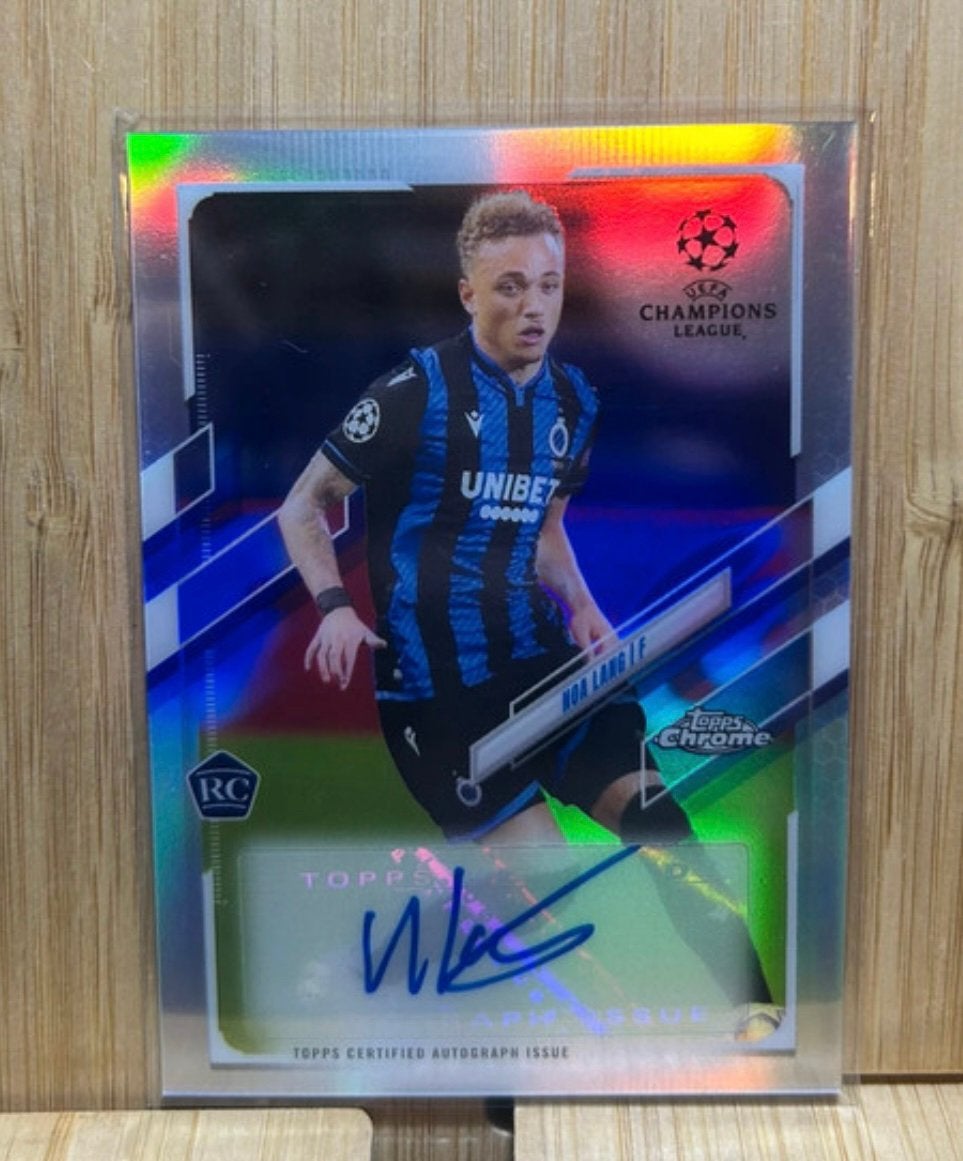 Noa Lang Rookie Card Autograph 2021 Club Brugge, Ophalen of Verzenden, Zo goed als nieuw, Plaatje