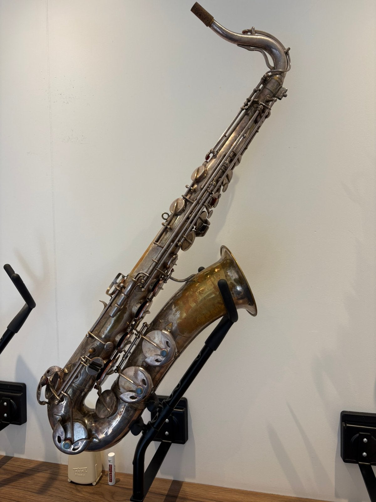 Beaugnier saxofoon opknapper / onderdelen / decoratie, Ophalen of Verzenden, Gebruikt, Tenor, Met koffer