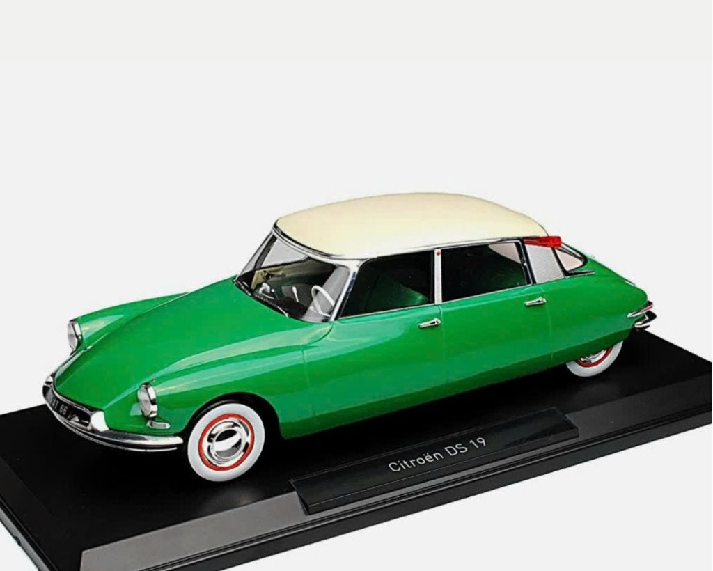 CITROEN DS 19 1956 VERT & CHAMPAGNE NOREV 1/18 ref: 181480, Verzenden, Nieuw, Auto, Norev