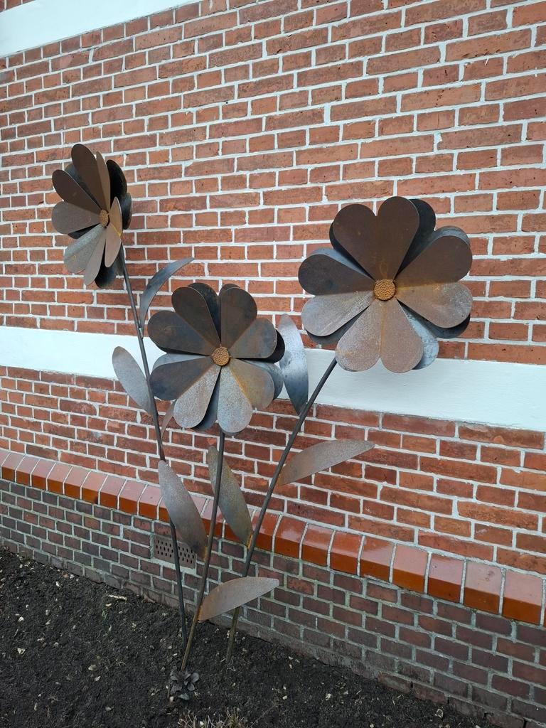 Stalen tuinbloemen, Ophalen, Nieuw, Blijham, Ottoboven@gmail.com