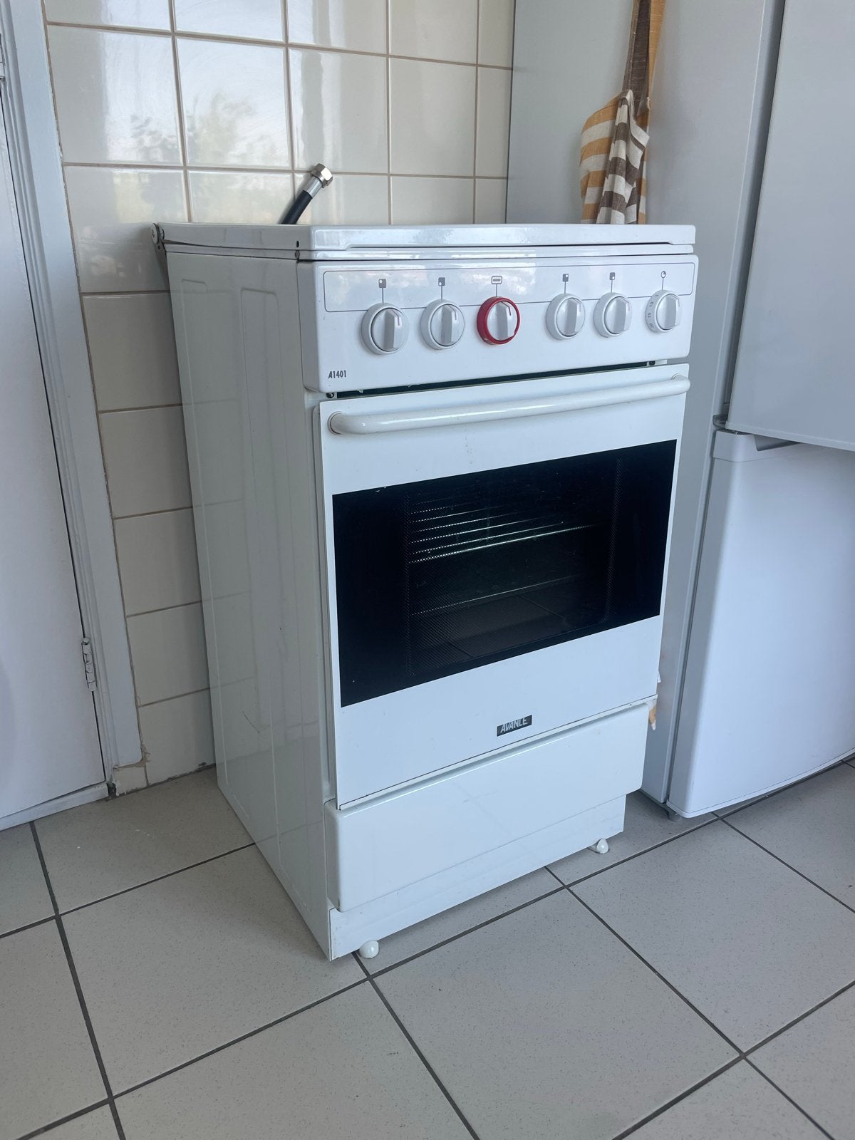 Avance Gasfornuis 50 cm breed, Witgoed en Apparatuur, Fornuizen, Ophalen, Gebruikt, 4 kookzones, Gas