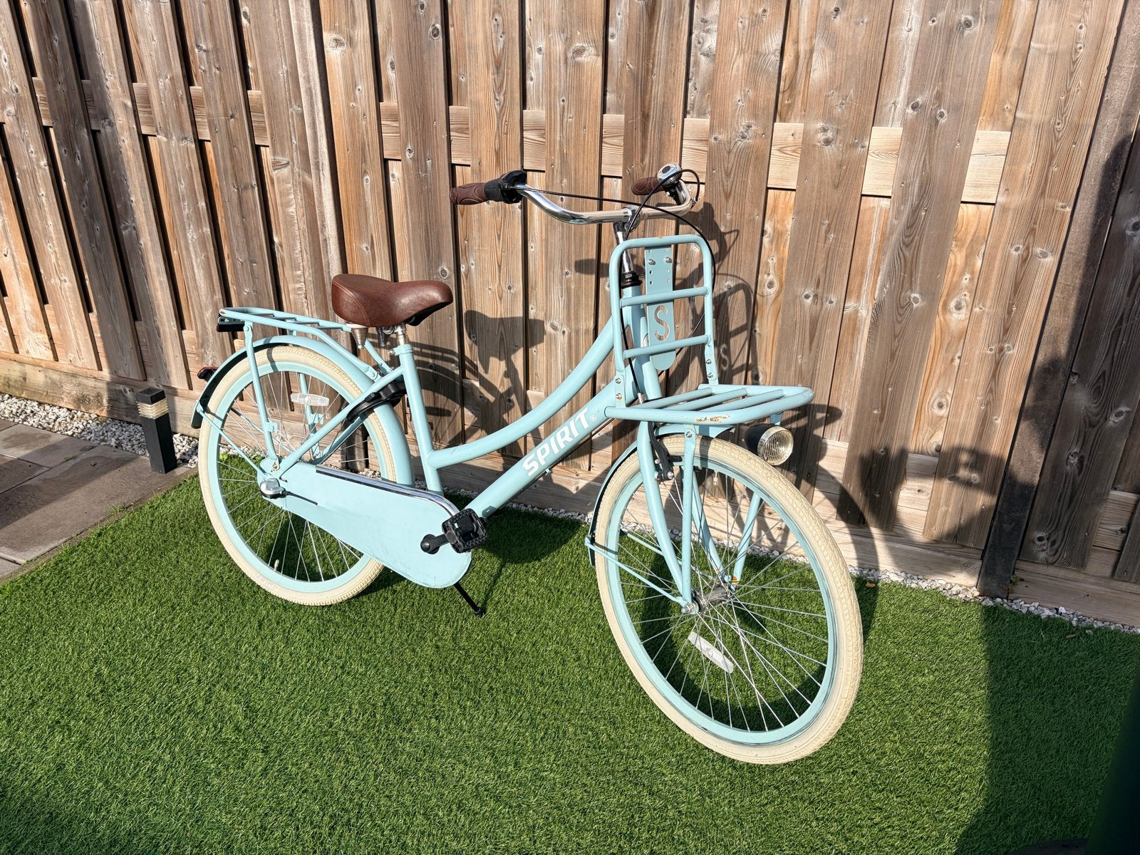 Spirit meisjesfiets 26 inch – Mintgroen – 3 versnellingen, Terugtraprem, Gebruikt, Handrem, Ophalen
