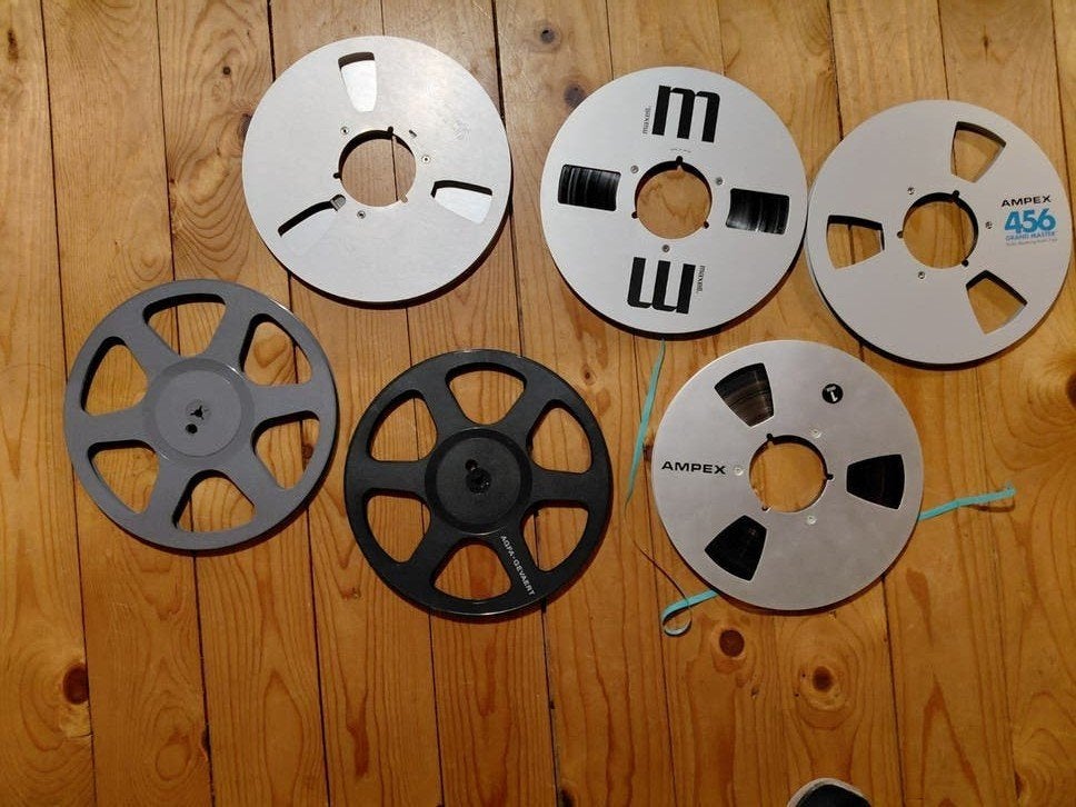 bandrecorder reels 6stuks, Ophalen of Verzenden, Bandrecorder