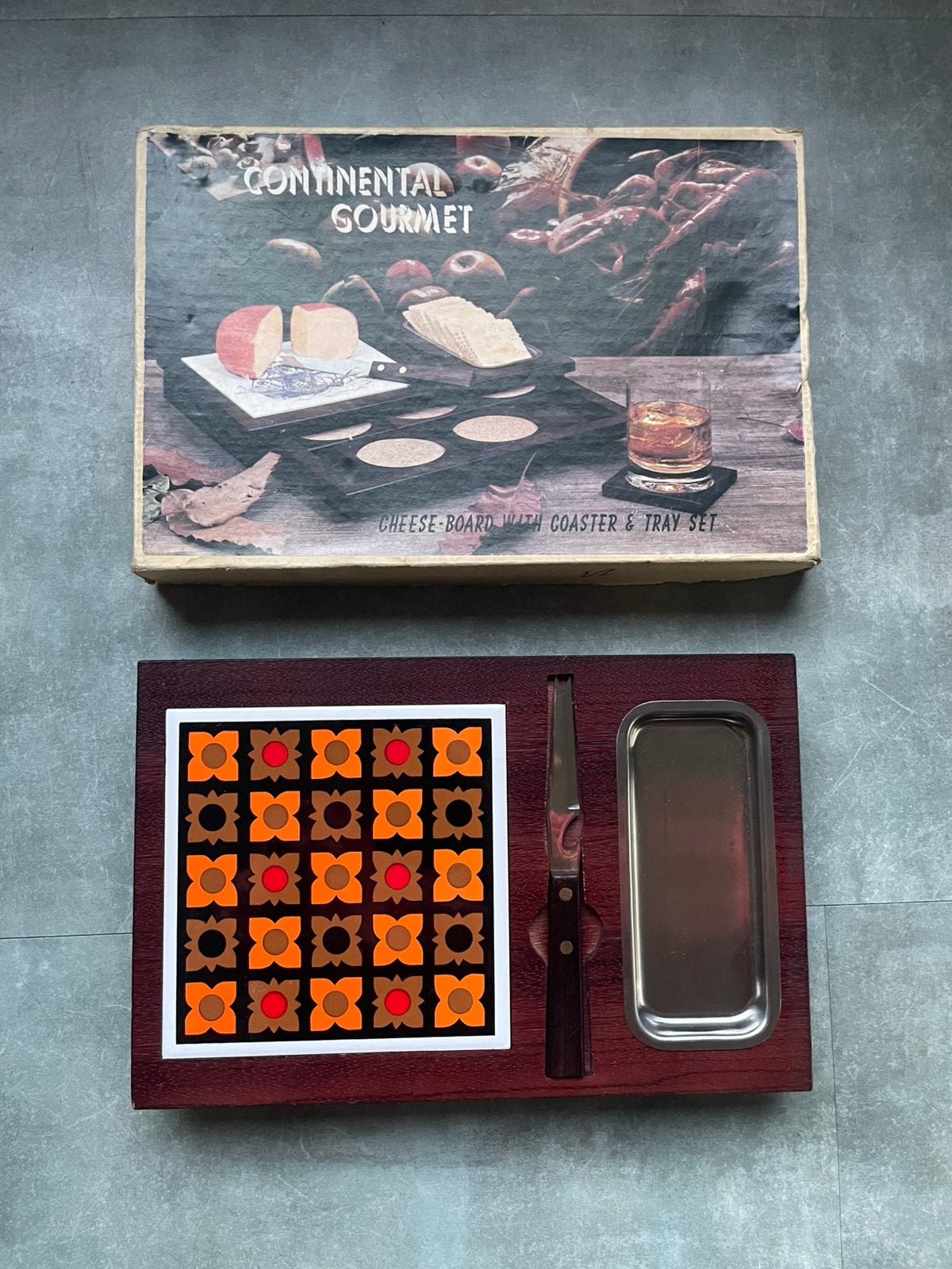 Continental Gourmet Kaasplank met onderzetters Nieuw, Hout, Snij-/serveerplank, Nieuw, Ophalen of Verzenden