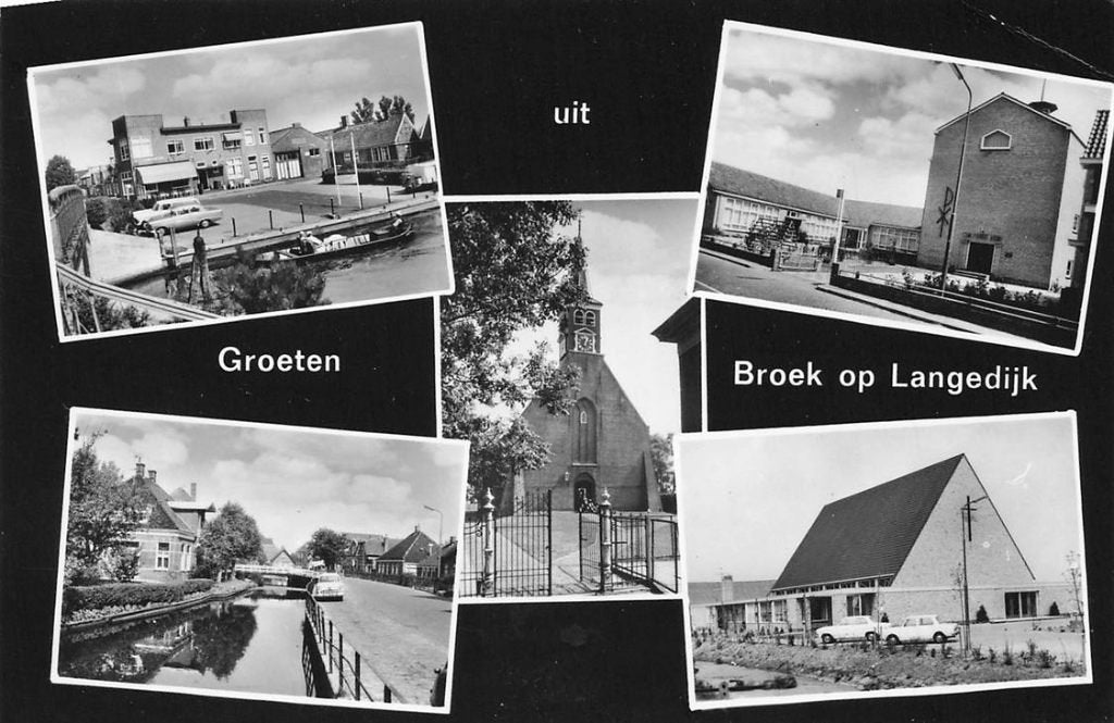 703-088-023 Broek op Langedijk, Verzamelen, Ophalen of Verzenden, Voor 1920, Noord-Holland