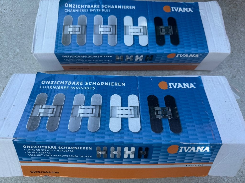 Onzichtbare scharnieren zwart, Ophalen, Nieuw, IJzer, Scharnier