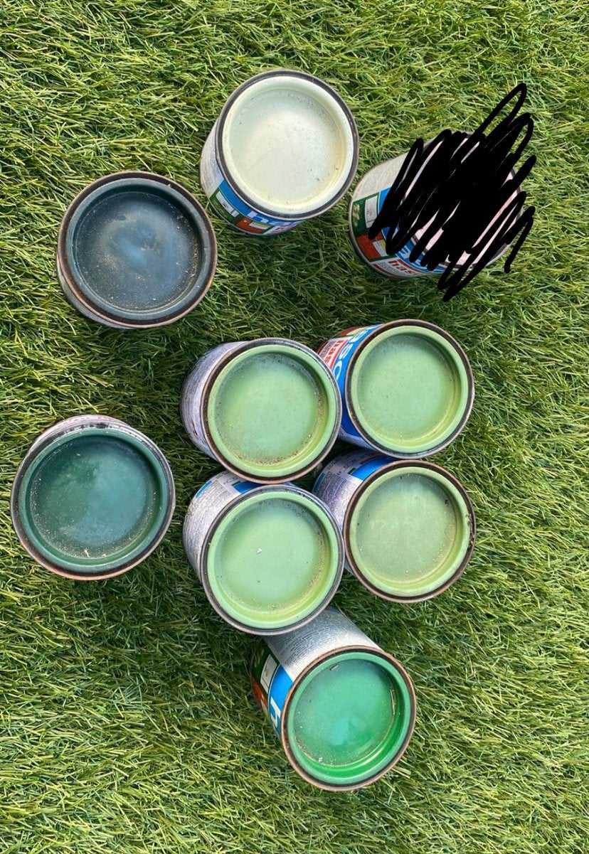 Groene verf op terpentine basis, Nieuw, Ophalen of Verzenden, Verf, Minder dan 5 liter