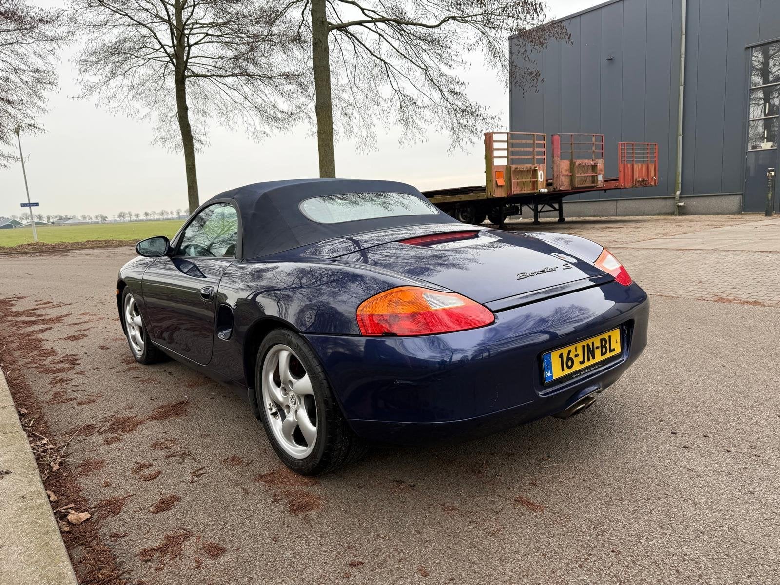 Porsche Boxster S 3.2 Origineel Nederlands 1 e eigenaar, Auto's, Dealer onderhouden, Achterwielaandrijving, Gebruikt, Zwart