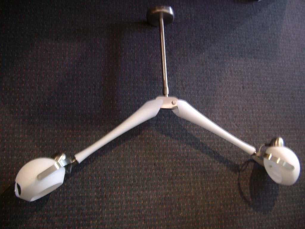 Vistosi Archea plafondlamp incompleet, Huis en Inrichting, Wit, Ophalen of Verzenden, Met kap, Glas
